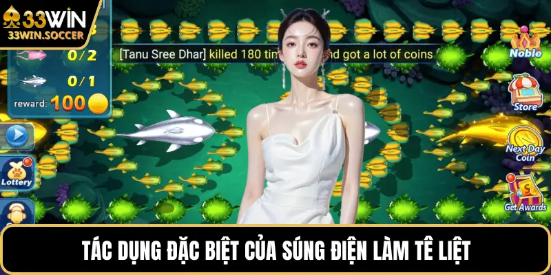 Tác dụng đặc biệt của súng điện làm tê liệt
